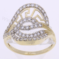 Дамски пръстен с камъни